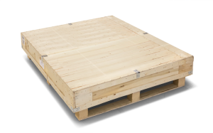 Palettenwaage Holz-Box